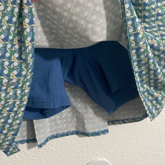 NWT-RLX RALPH LAUREN-WOMEN'S PRINTED PLEATED AIM SKORT 17"- Size Large - Picture 8 of 15